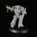 Dark Angels Lieutenants, armed with a power sword