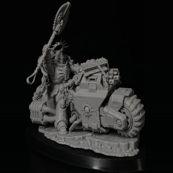 Space Marines Primaris Chaplain on Bike