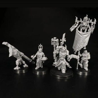 Chaplain Grimaldus and Retinue