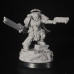 Blood Angels Lieutenant with sawsword Original conversion
